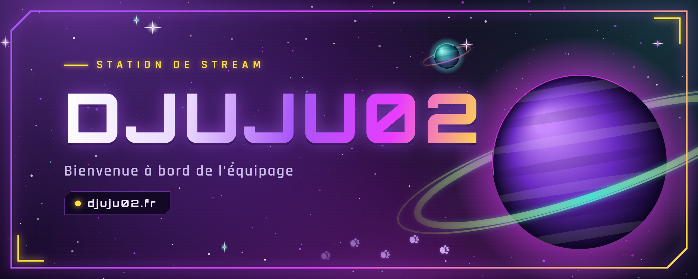 Bannière de profil Twitch